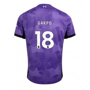 Liverpool Cody Gakpo #18 Alternativní Dres 2023-24 Krátký Rukáv